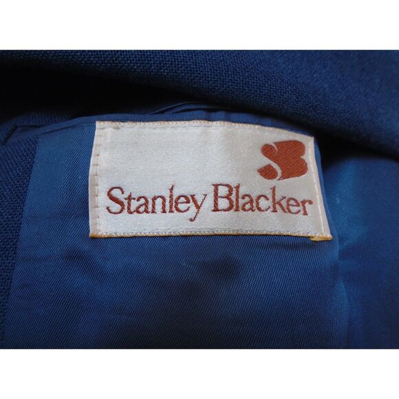 Vintage Stanley Blacker Blazer Mens 48 Tweed Sport Coat Made In USA - Picture 5 of 9